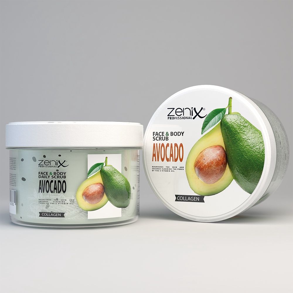 Zenix Face &amp; Body Scrub Avacado 275Ml