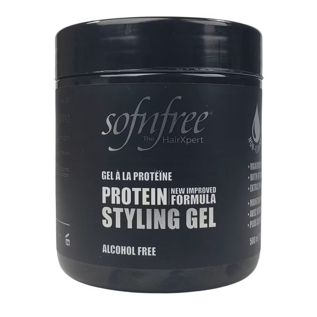 Sofnfree Black Protein Styling Gel 500ml