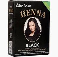 Colour For Me Henna Powder Hair Dye 60 g, Colour: black