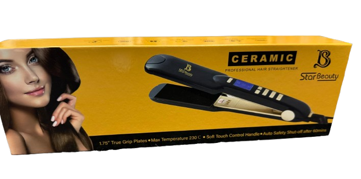STAR BEAUTY CERAMIC PROFESSIONAL HAIR STRAIGHTENER
