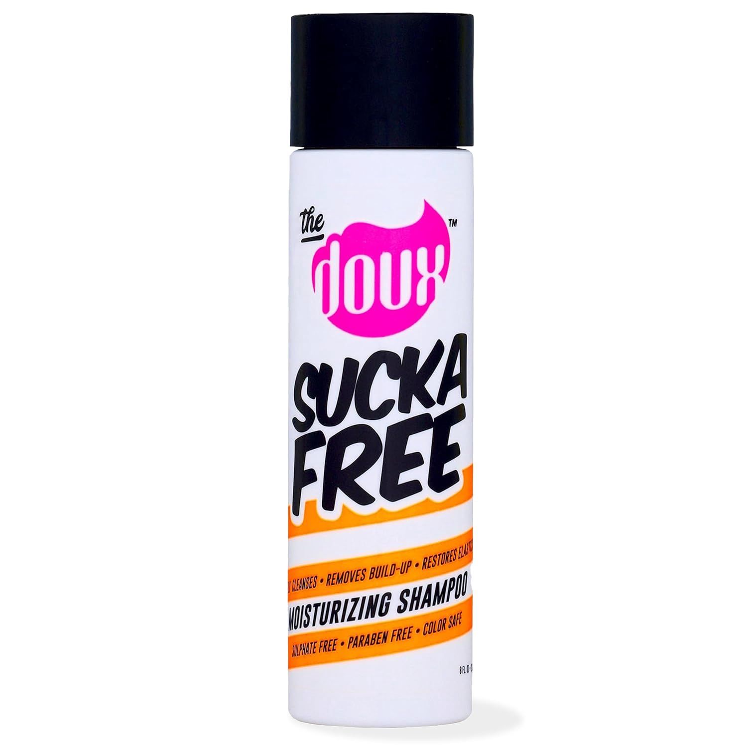 The Doux SUCKA FREE Moisturizing Shampoo for Curly Hair – Sulfate-Free Hair Shampoo for Women with Shea Butter, Aloe &amp; Silk Amino Acids