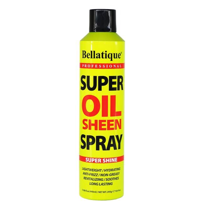 Super Oil Sheen Spray (14.88 oz) - Super Shine. Lightweight, Hydrating, Anti-Frizz, Non-Greasy, Revitalizing, Soothes, Long Lasting, Deep Conditioning, Strengthening, Quick &amp; Easy.
