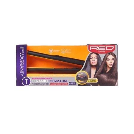 RED by Kiss 1" Ceramic Tourmaline Flat Iron
