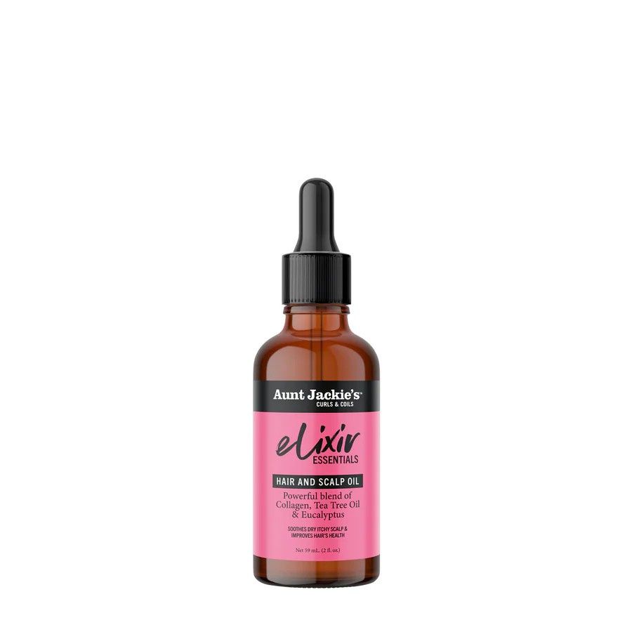 AUNT JACKIE'S Collagen, Tea Tree Oil &amp; Eucalyptus Elixir Hair &amp; Scalp Oil