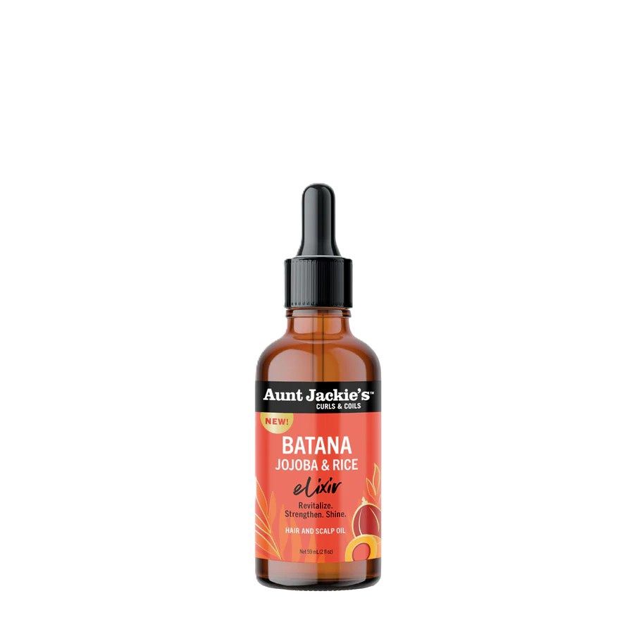 AUNT JACKIE'S BATANA JOJOBA &amp; RICE ELIXIR  HAIR and SCALP OIL