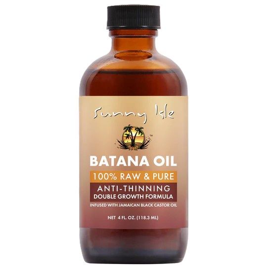 Sunny Isle Anti-Thinning Batana Oil Infused with Jamaican Black Castor Oil 4oz