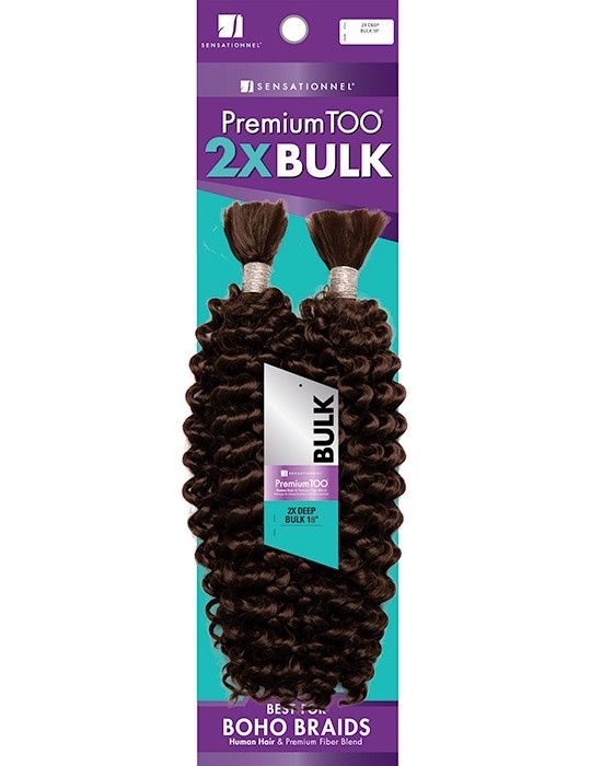SENSATIONNEL PREMIUM TOO 2X JAZZY WATER CURL BULK 18"