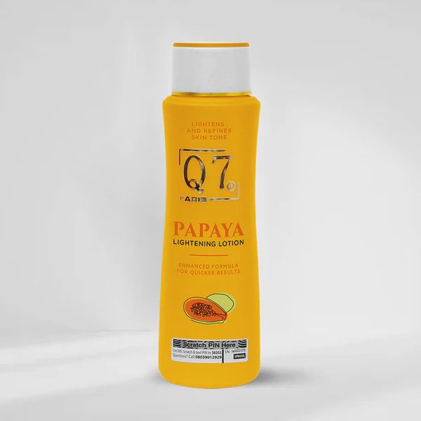 Q7Paris Papaya Lightening Lotion – 300ml
