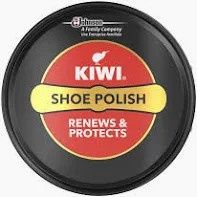 KIWI QUALITY SHOE POLISH RENRWS BLACK LEATHER