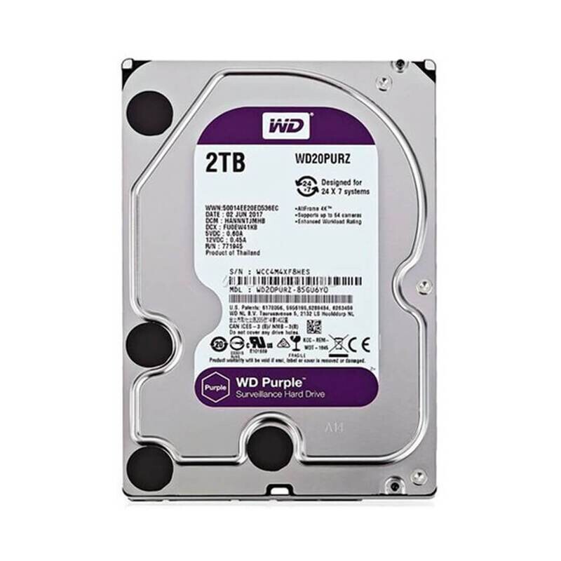 Disco Duro 2Tb (2000Gb) Wester Digital Purpura (Purple)