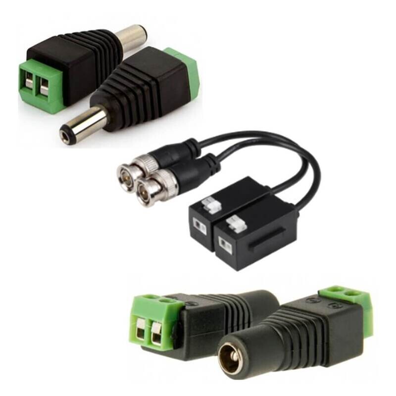 Conector Dc Hembra Y Macho 12V