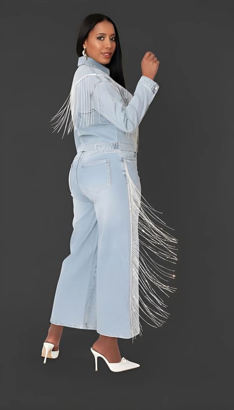 2 piece Denim jacket and pant set