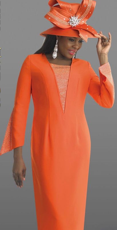 Crepe dress with rhinestones