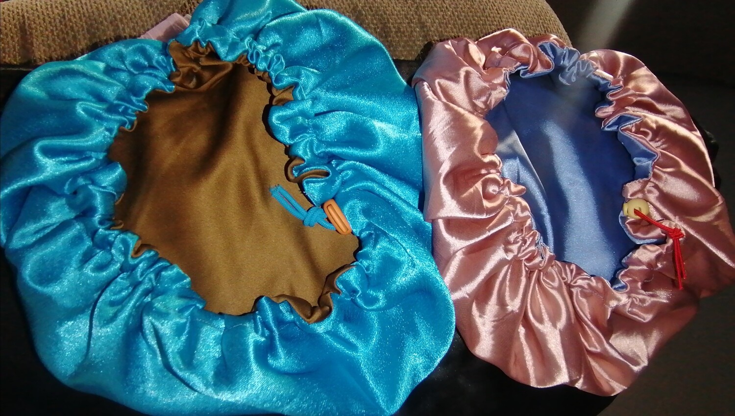 Satin Reversible Bonnet (adjustable)