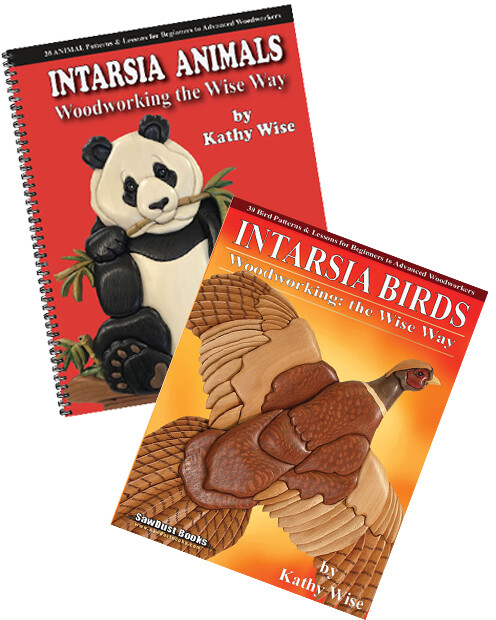 Intarsia Animals: Woodworking the Wise Way Book &amp;
Intarsia Birds: Woodworking the Wise Way Book BUNDLE USA shipping only