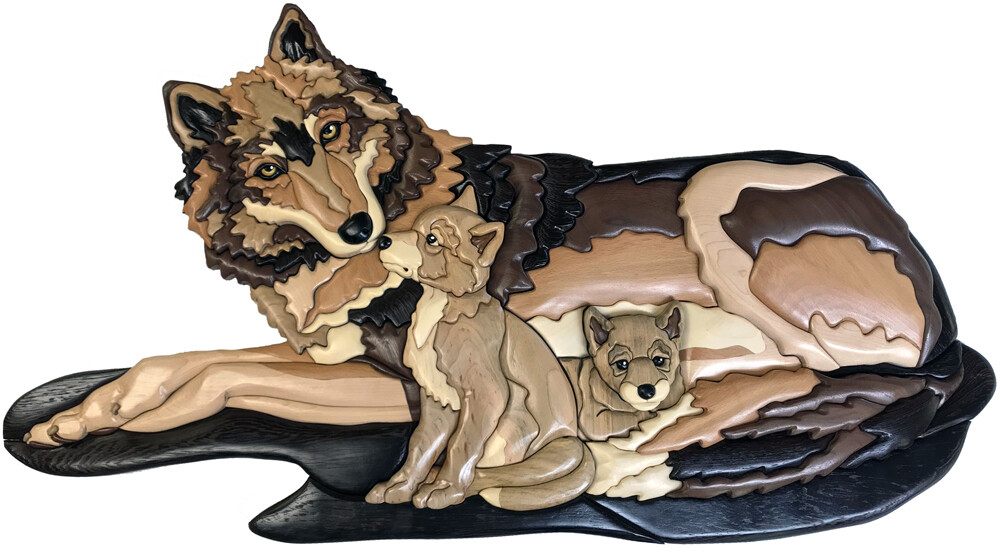 Wolf with cubs PDF Download