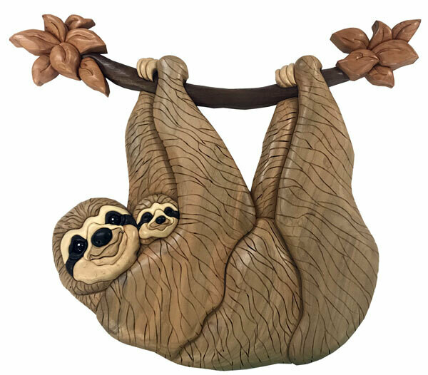 Sloth and baby