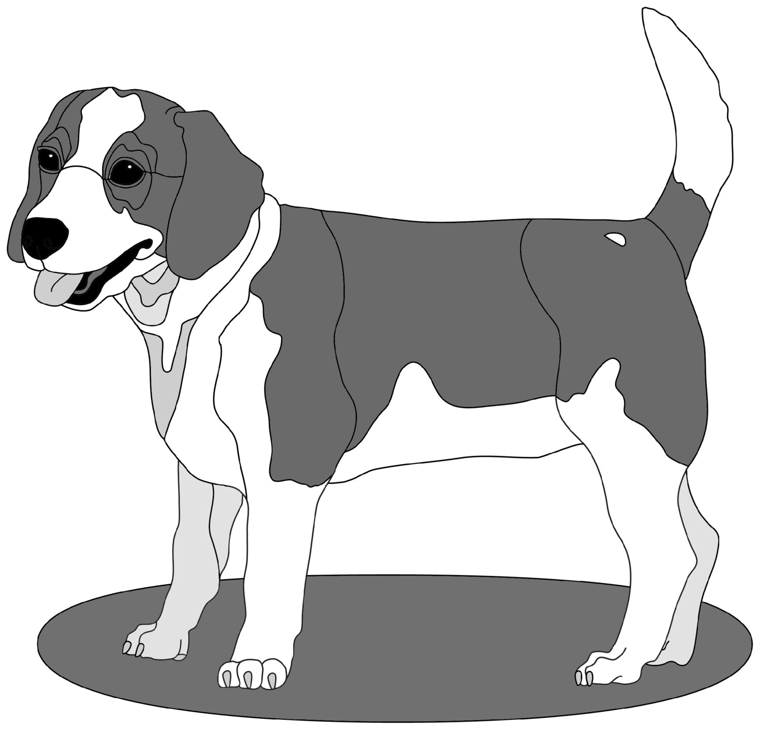 Standing Beagle