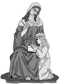 St. Anne and Child Large size