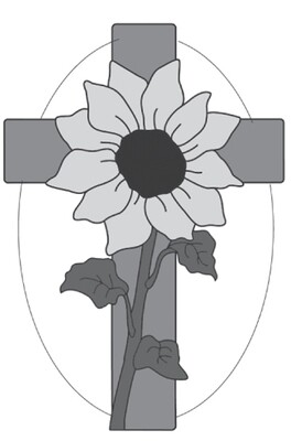 Sunflower Cross