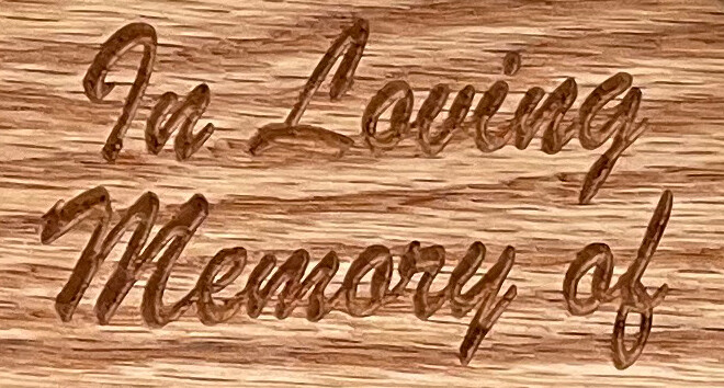 Engrave Name Option