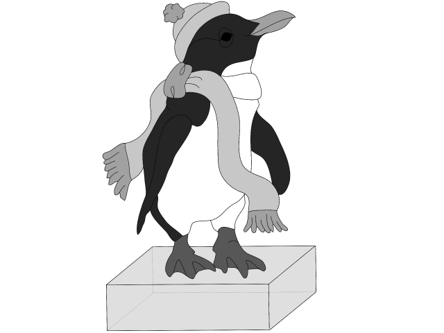Penguin with Scarf
