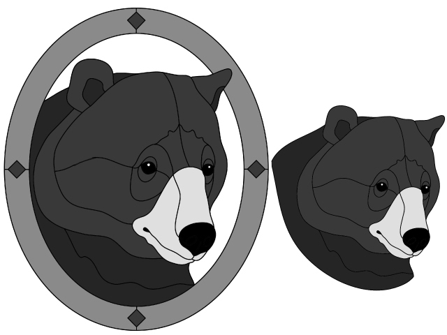 Black Bear Head