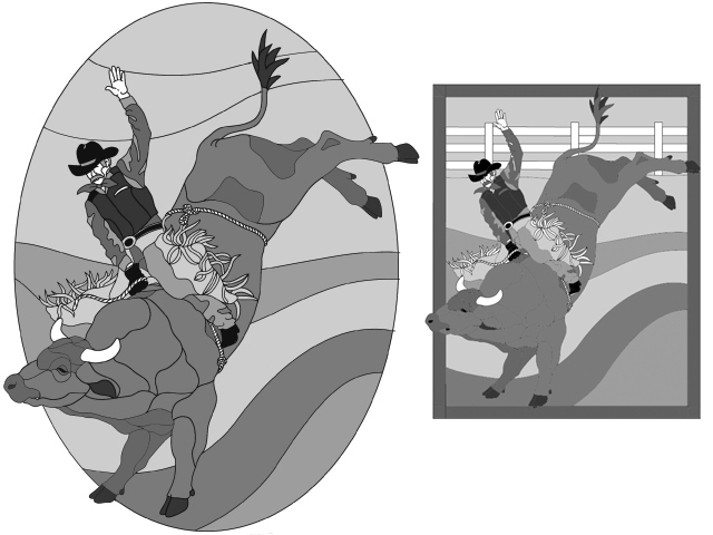 Bull Rider Cowboy