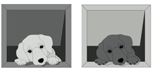 Lab in Doggy Door FREE DOWNLOAD