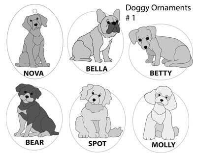 Doggy Ornaments #1