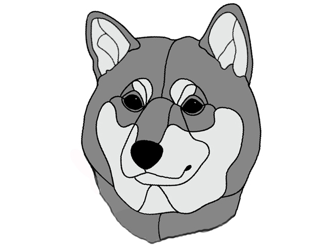 Shiba Inu Head