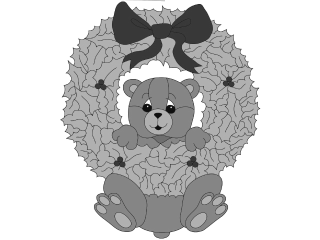 Bear Wreath