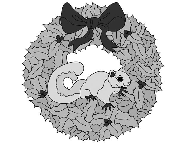 Squirrel Wreath