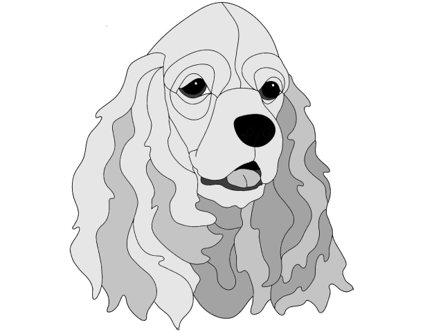 Cocker Spaniel Head