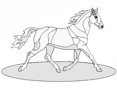 Trotting Horse