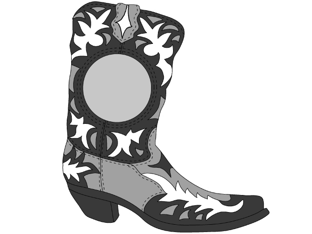 Cowboy Boot Clock