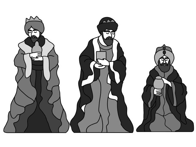 Three Wise Men Nativity Figures