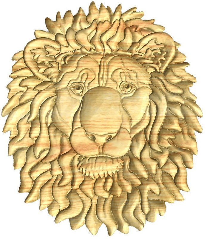 .ESP Style A Raised Lion Head