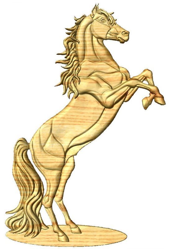 .ESP Style A Raised Rearing Horse
