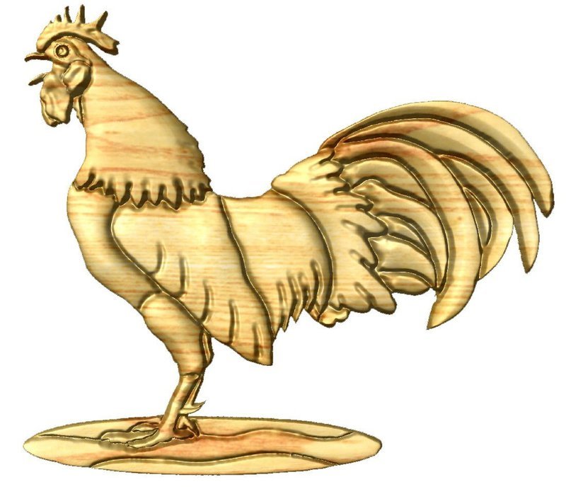 .ESP Style A Raised Rooster