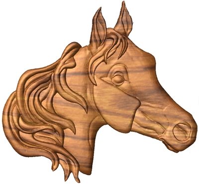 ARAB HORSE HEAD 3D MODEL C1004