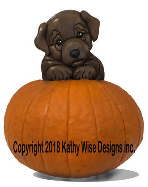 Stocking and Pumpkin Pups Labrador