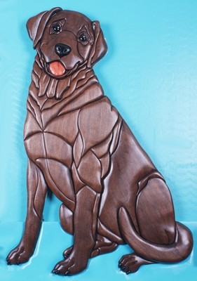 Labrador Retriever Sitting Lifesize