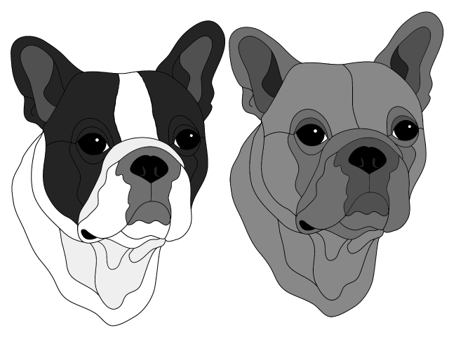 French Bulldog Head PDF Download