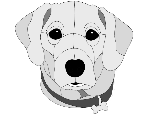 Labrador Retriever Head w/collar PDF Download