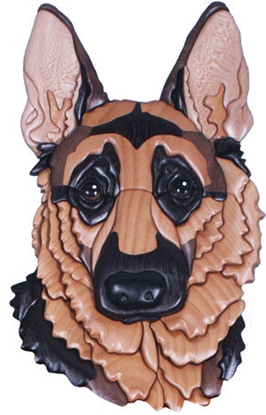 German Shepherd Head # 2 PDF Download
