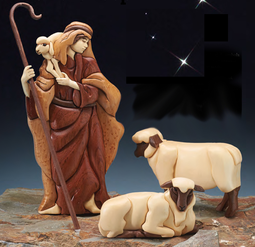 Shepherd and Sheep Nativity PDF Download