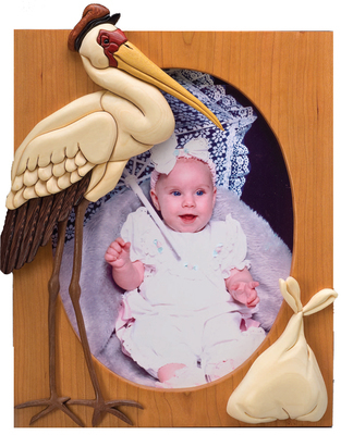 Stork Photo Frame PDF Download