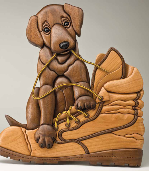 Lab Pup with Boot PDF Download