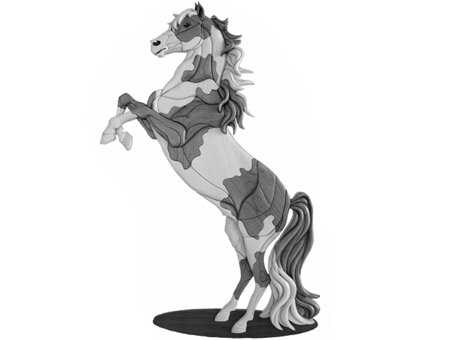 Rearing Paint Stallion Oversized PDF Download